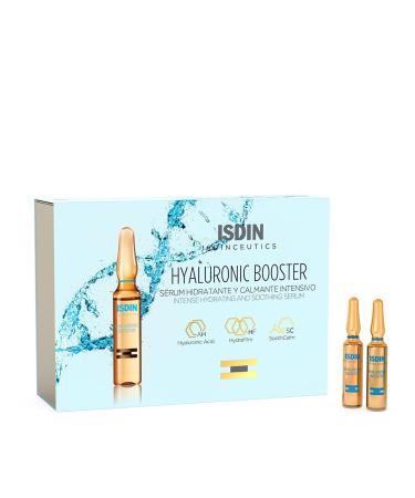 ISDIN Hyaluronic Booster Deep Hydration with Peptide Serum Ampoules 30 Ampoules