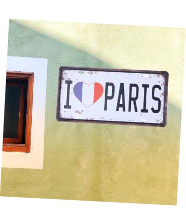ABOOFAN Emblems Vintage Signs for Sale Out Door Decor Outdoor Metal Decor Iron Painting The Sign Iron Mark - Buy Online on SooperMarket.com