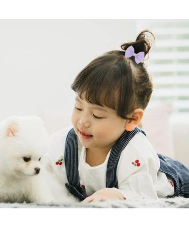 20 Pieces Colored Elastic Hair Rope Hair Band with Bow Elastic Ponytail Band Cute Hair Styling Accessories Suitable for Playing and Shopping - Buy Online on SooperMarket.com