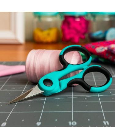 SINGER 00557 4-1/2-Inch ProSeries Detail Scissors with Nano Tip  Teal - Buy Online on SooperMarket.com