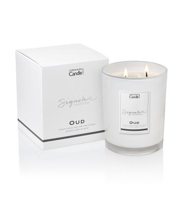 Luxury Scented Candles Gifts for Women | Natural Wax Blend | 65 Hours Burn time | Hotel Collection | The Copenhagen Company - Oud (21oz) 21oz Oud 21oz