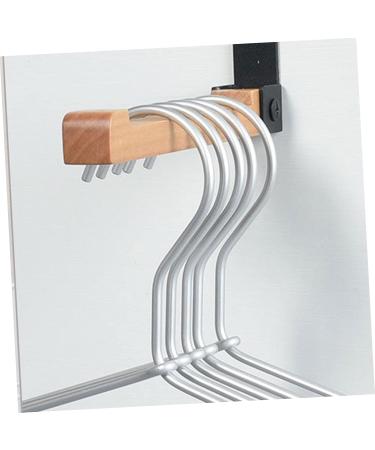 KOMBIUDA Door Hook Multi-Function Clothes Hook Over Door Towel Hook Towel Hangers Wall Coat Hanger Black Iron 17.5X16CM Black - Buy Online on SooperMarket.com