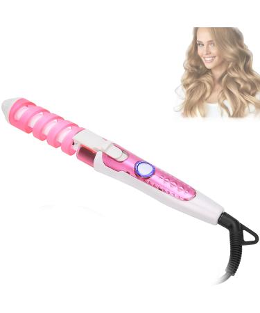 Hair Styling Curler Wand Hair Curler Wavy Hair Curling Iron Mini Spiral Hair Curler Rotating Air Curler Anti Scald Automatic Constant Temperature Hair Care(US)
