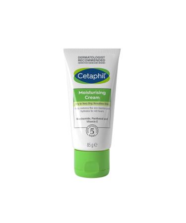 Cetaphil Moisturising Cream for Face Hand & Body Travel size Moisturiser for Dry and Sensitive Skin 85g With Niacinamide & Vitamin E