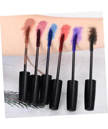 PLAFOPE 6pcs Colored Mascara Makeup Mascara Lady Mascara Cream Eyelash Mascara Women Mascara Makeup Tool Abs - Buy Online on SooperMarket.com
