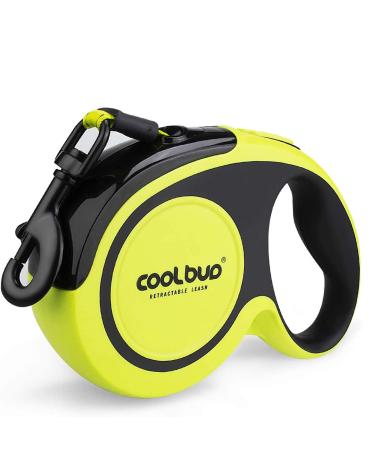 Pecco Retractable Dog Lead 5M Extendable Dog Lead Heavy Duty Leash for Medium& Large Dogs 16 feet Extensive Dog Leash with One Button Brake & Lock System Up to 50KG