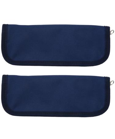 kzxbty 2PCS Insulin Cooler Travel Case Diabetic Medication Organizer Cooler Bag Navy Blue