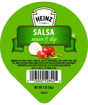 Heinz Salsa Single Serve Sauce & Dip (60 ct Pack, 2 oz Dipping Cups)
