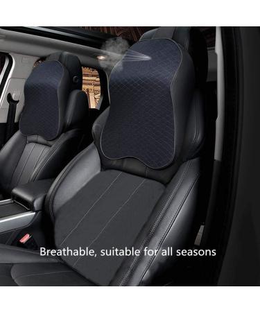 ZATOTOO Car Neck Support - Memory Foam Headrest for Car Seat with Breathable Washable Cover - Black - Buy Online on SooperMarket.com