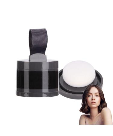 Root Touch Up Powder Hairline Powder Hair Root Touch Up Thin Hair Powder Fine Hair Makeup Hairline Contour Concealer Cover Up Instant Coverage Root Hair Root(Black)