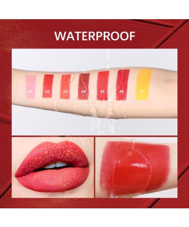 Gold Velvet Nude Red Pink Lipstick – Long-Lasting Waterproof Non-Smudge Lip Tint for Women | High Pigment Matte Lip Gloss - Buy Online on SooperMarket.com