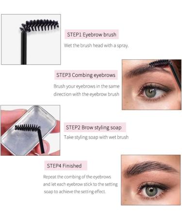 Eyebrow Soap Wild Eyebrow Styling Shaping Wax Colorless Natural Eyebrow Cream for Stylish Eyebrow Shaping Wax - Buy Online on SooperMarket.com