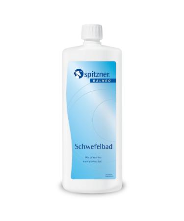 Spitzner sulfur bath 1000 ml - dermatologically tested mineral bath for sensitive skin regenerating made in drug quality