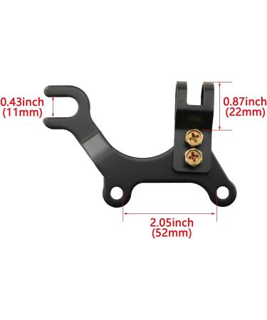HJGarden Black Adjustable MTB Bike Rear Wheel Disc Brake Bracket Adapter - Conversion Kit - Buy Online on SooperMarket.com