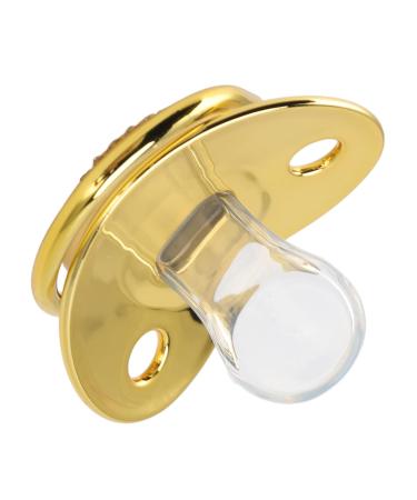 Bling Baby Pacifier - Anti-Static Gold Pacifier for Newborns & Toddlers (6-18 Months) - Perfect for Outdoor Use | Shop Now! - Buy Online on SooperMarket.com