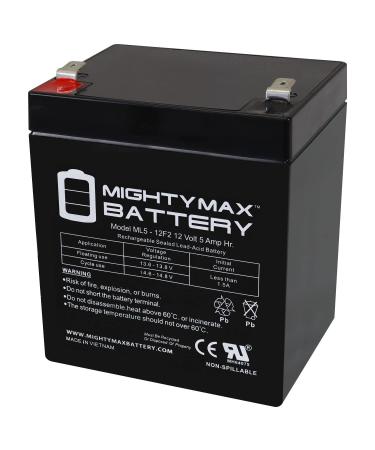 12V 5Ah F2 SLA Replacement Battery for Fenton PowerOffice S450A