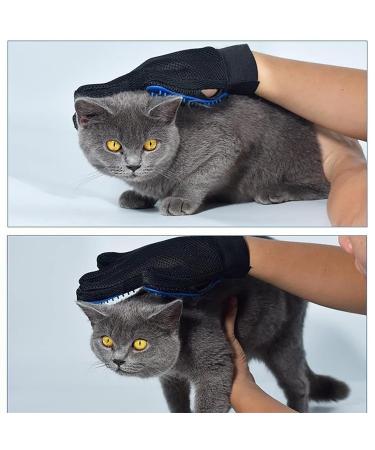 2 Set Animal Hair Gloves for Dogs & Horses - Effective Grooming & Shiny Fur | Gentle Cat Hair Removal - Buy Online on SooperMarket.com