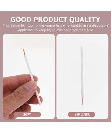 FOMIYES Liquid Eyeliner - 100 Pcs Nylon Fiber Applicators | Safe Eye Makeup Tools for Perfect Eyeliners - Buy Online on SooperMarket.com