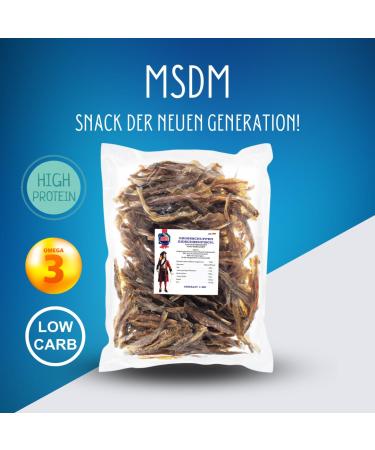 Large Scale IDE Lizard Fish Jerky - High Protein Snacks | 1kg Omega 3 Dried Fish & Beef Jerky Alternative - Buy Online on SooperMarket.com
