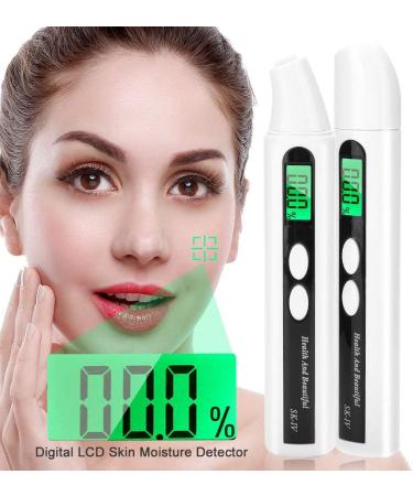 Digital Face Skin Tester Tests Moisture and Fat 0 99.9% Skin Analyzer Monitor Skin Moisture Oil Tester Skin Analyzer with LCD Digital - Buy Online on SooperMarket.com