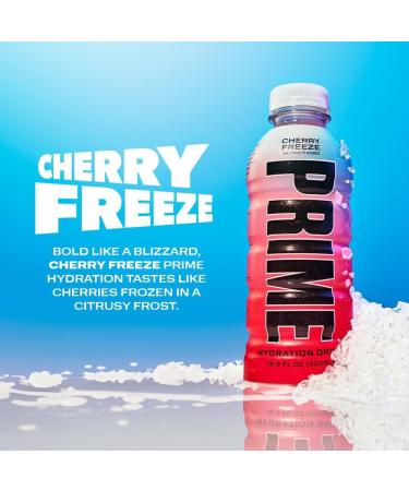 Prime Hydration Electrolyte-Rich Drink - Cherry Flavor 500ml (12 Pack) - Buy Online on SooperMarket.com