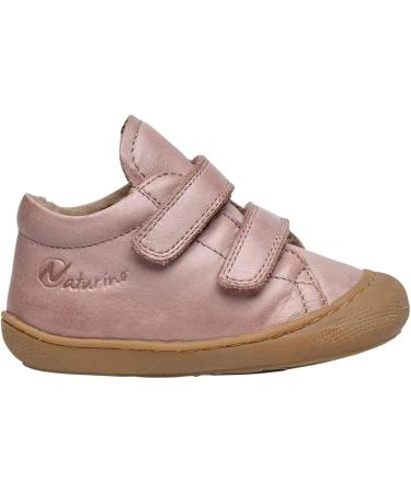 Naturino Cocoon VL Leather First Steps Shoes - 3 UK Child Pink - Buy Online on SooperMarket.com