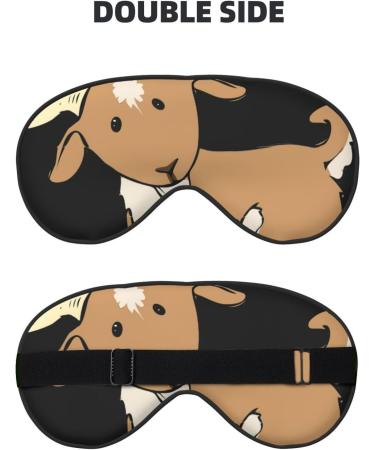 SSIMOO Brown Goat Soft Sleep Eye Mask - Breathable Eye Patch for Women | Ideal for Travel & Relaxation - Buy Online on SooperMarket.com