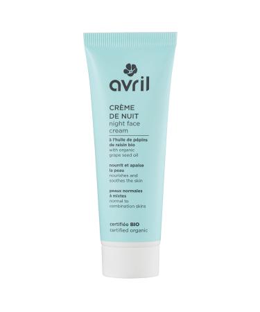 Avril Organic Face Cream for Night - Normal Skins 50 milliliters