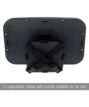 Large Shatterproof Baby Car Mirror | Back Seat Baby Mirror for Monitoring Child | Lightweight & Safe Rear View Mirror - Buy Online on SooperMarket.com