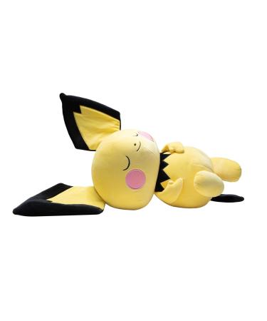 Pok mon PKW3113 Official & Premium Quality 18-inch Pichu Adorable Ultra-Soft Plush Toy Perfect for Playing & Displaying-Gotta Catch Em All Black