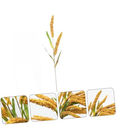 MAGICLULU Simulated Ears of Corn Artificial Wheat Ears Stalks Hand Decor Dry Wheat Grass Fruit Decor Home Decoration Wheat Decoration Wheat Ears Dried Flowers Paddy Iron Ornaments Golden 75.00X12.00X2.00CM - Buy Online on SooperMarket.com