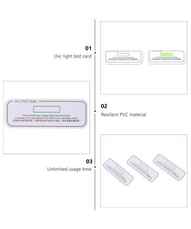 TEHAUX UV Discoloration Detection Cards - 20Pcs | Test Strips for UVA UVB Devices & Phone Cleaner | Multifunction Testing Supplies | UV Test Papers - Buy Online on SooperMarket.com