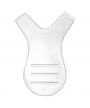 JZK 40 x Plastic transparent Y comb for lash lift Y shape comb for brow lamination tool for brow lamination/eye lash lifting eyelash lift brush eye lash lift kit tool
