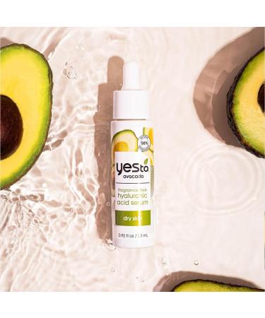 Yes To Avocado Fragrance-Free Skincare Set | Daily Cleanser Hyaluronic Acid Serum Hand Cream & Lip Balm - Shop Internationally - Buy Online on SooperMarket.com