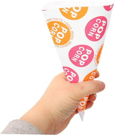 Didiseaon 150 Pcs Popcorn Bag Party Wedding Cone Bags Christmas Gift Bags Cone Treat Bags Popcorn Servings Bags Popcorn Cone Bags Popcorn Cones Bags Clear Goody Bag Child Mini Snack Paper - Buy Online on SooperMarket.com