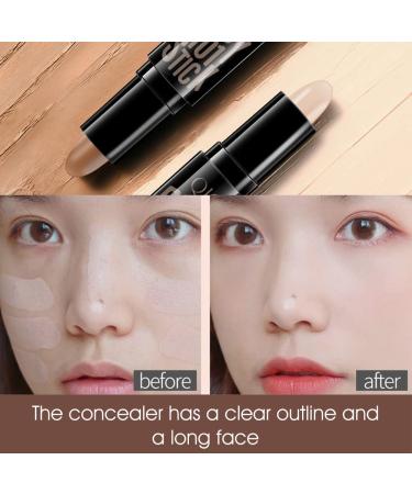 2-in-1 Contouring Pencil & Concealer - Versatile Makeup Highlighter for All Skin Types | International Shipping Available - Buy Online on SooperMarket.com