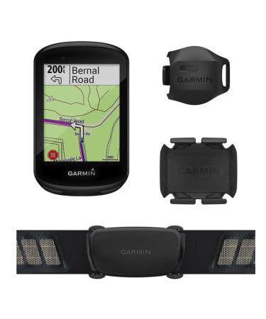 Garmin Edge 830 Sensor Bundle, Performance Touchscreen GPS Cycling/Bike Computer with Mapping, Dynamic Performance Monitoring and Popularity Routing, Includes Speed and Cadence Sensor and HR Monitor Sensor Bundle GPS Bike Computer