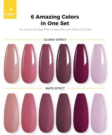 Burano Poly Extension Gel Nail Kit - 6 Color Builder Set for Nails - DIY Starter Kit for Beginners & Professionals - Skin Nude Shade - Buy Online on SooperMarket.com