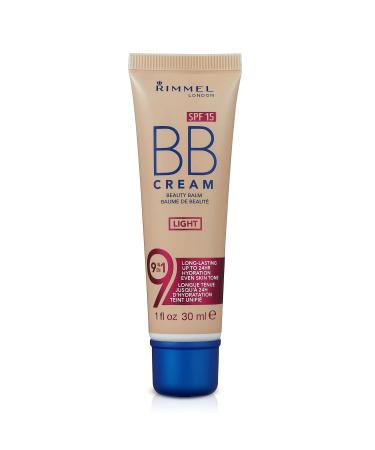 Rimmel London BB Cream with Brightening Effect, Light, 30ml 30 ml (Pack of 1)