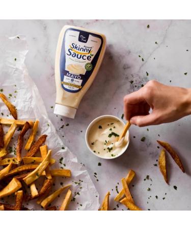 CleanFoods Almost Skinny Mayo Sauce 425ml Low-Calorie Mayonnaise for Fish Meat & Fries | Just 51 Calories/100g - Buy Online on SooperMarket.com