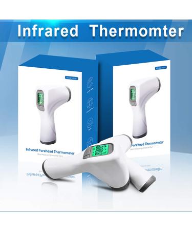 Non-Contact Digital Infrared Thermometer for Babies & Adults | Fast Accurate Temperature Measurement & Fever Alarm | Ideal for Food & Surface Use - Buy Online on SooperMarket.com