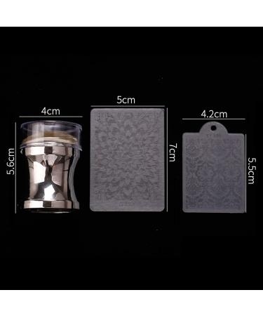 Buy Antique Brass Nail Art Sticker Set - Party Decor & Nail Design Stamper for Women | Premium Silicone Head Manicure Tools for Nail Studios - Fast International Shipping - Buy Online on SooperMarket.com