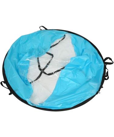 TOPINCN 42.52 Foldable Kayak Wind Paddle Sail with Clear Window and Storage Bag - Blue - Buy Online on SooperMarket.com