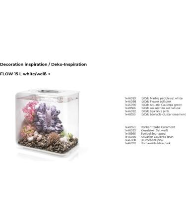 Biorb 46092 Horn Coral S - Pink | Natural Plastic Aquaria Decoration for Fresh & Sea Water | Easy Clean Small Coral - Buy Online on SooperMarket.com