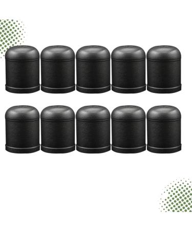 Toyvian 10PCS Rolling Dice Cup - Professional Black Cylindrical Dice Box for Party Entertainment - Buy Online on SooperMarket.com