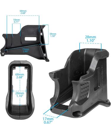 Tactical Covert HexGrip Sleeve - Mag Graffitiable GVNGrip - Black - Buy Online on SooperMarket.com