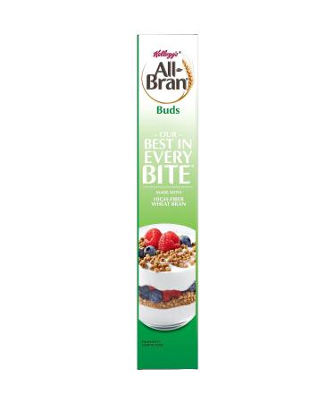 Kelloggs All Bran Buds High Fiber Cereal 22oz Box - Original Flavor with 8 Vitamins and Minerals - Buy Online on SooperMarket.com