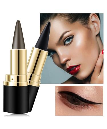Aaiffey Gel Eyeliner Set - Waterproof Smudge Proof Eye-liner Pencil for Women - Long-Lasting Matte Black/Brown (04 Black + 03 Brown) - Buy Online on SooperMarket.com