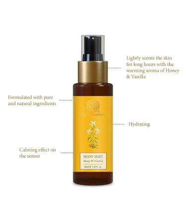 Travel Size Body Mist Honey & Vanilla 50ml (Body Spray) - Buy Online on SooperMarket.com