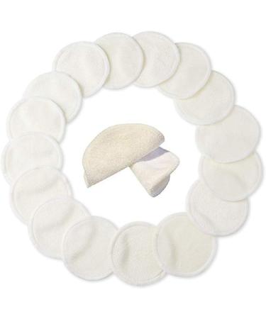 Reusable Makeup Remover Pads White